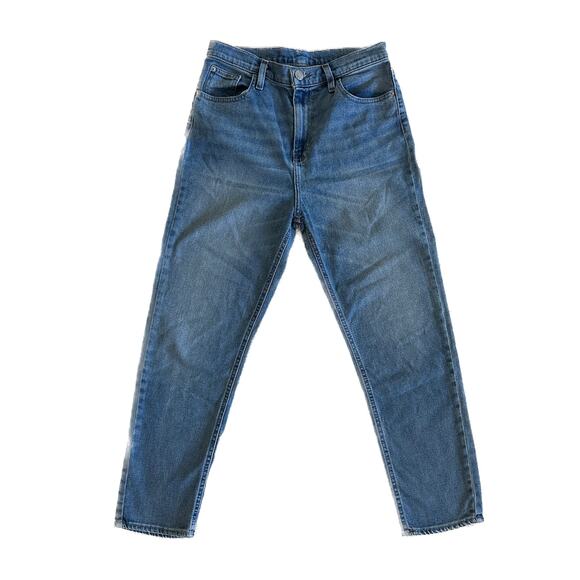 BDG High Rise Girlfriend Cropped Jeans Medium Wash Size 29 - Picture 1 of 10